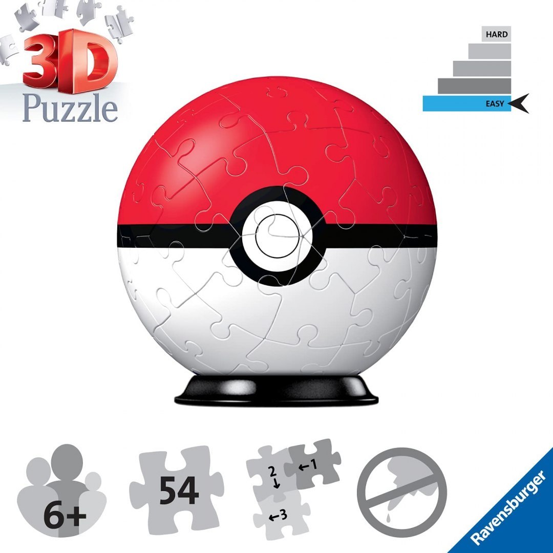 Ravensburger: 3D Puzzle - Orb: Red Pokemon